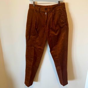 Bonobos corduroys, brown/rust in color